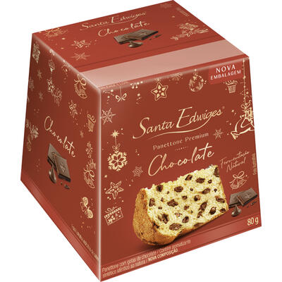 Mini Panetone Santa Edwiges Gotas de Chocolate 80g