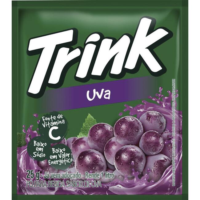 Refresco em Pó Trink Uva 25g