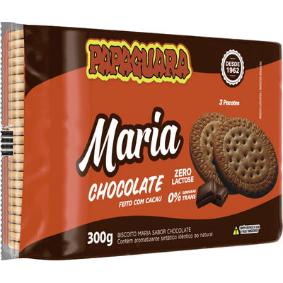 Biscoito Papaguara Maria Chocolate 300g