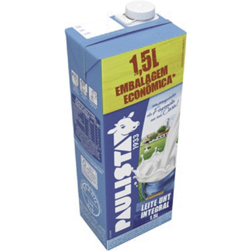 Leite Longa Vida Paulista Desnatado 1,5L