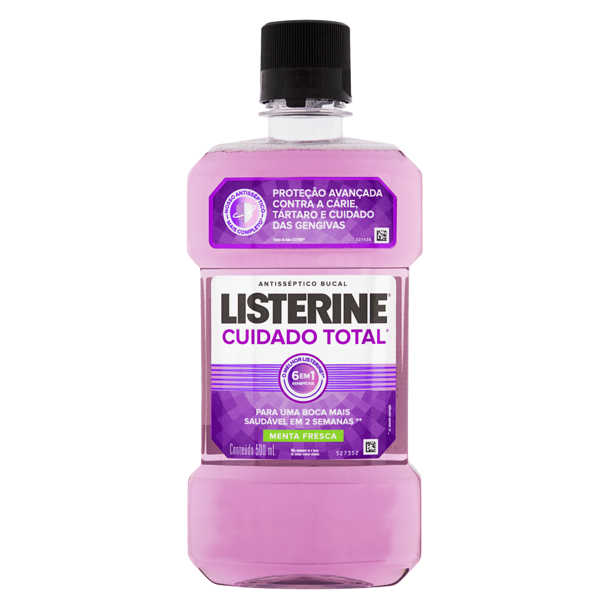 Listerine Cuidado Total 14 Benefícios em 1 Enxaguante Bucal, 500mL