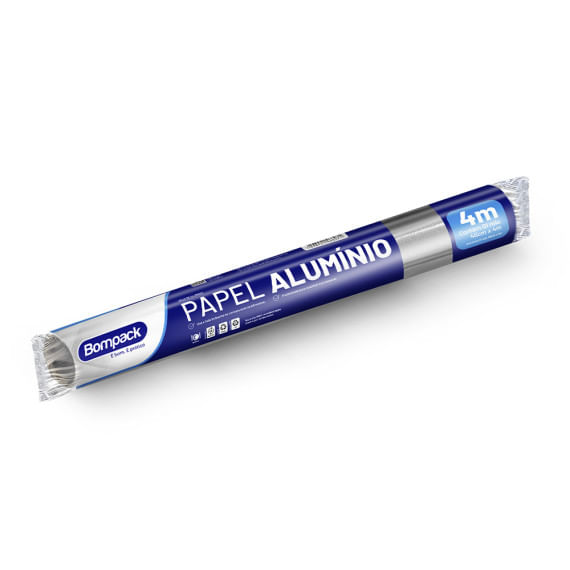 Papel Alumínio Bompack 4m Un