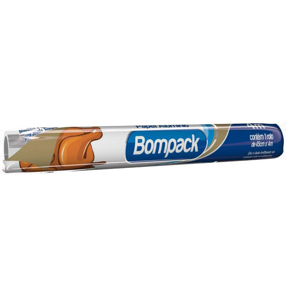 Papel Alumínio Bompack 4m Un