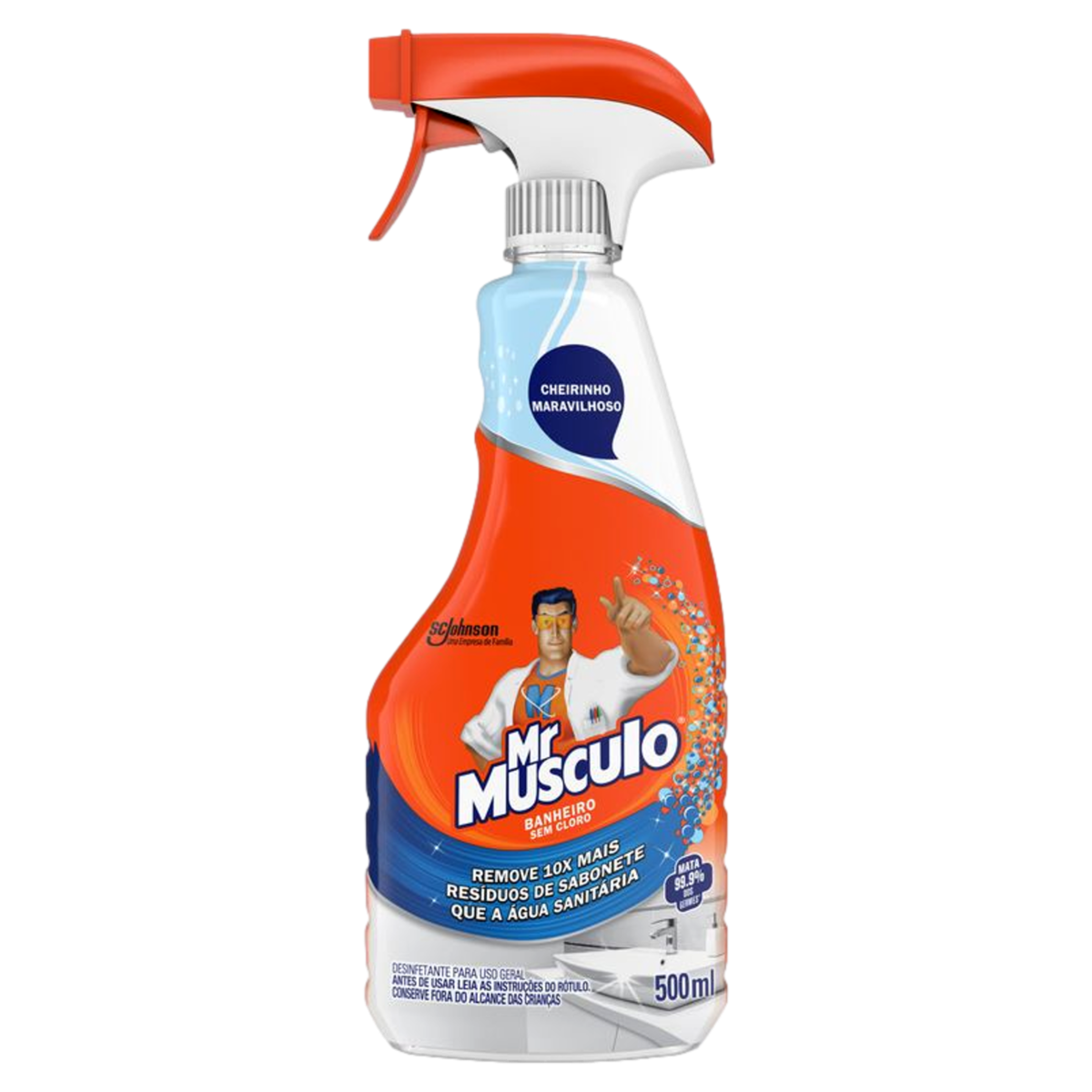 Desinfetante Banheiro Mr Músculo Frasco 500ml Borrifador