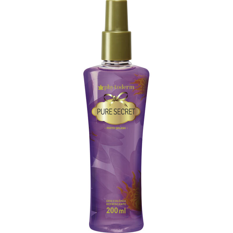 Colônia Body Splash Phytoderm Pure Secret 200ml