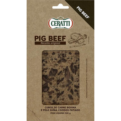 Pig Beef Ceratti Fatiado 100g