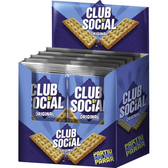 Biscoito Club Social Original Display com 12x24g