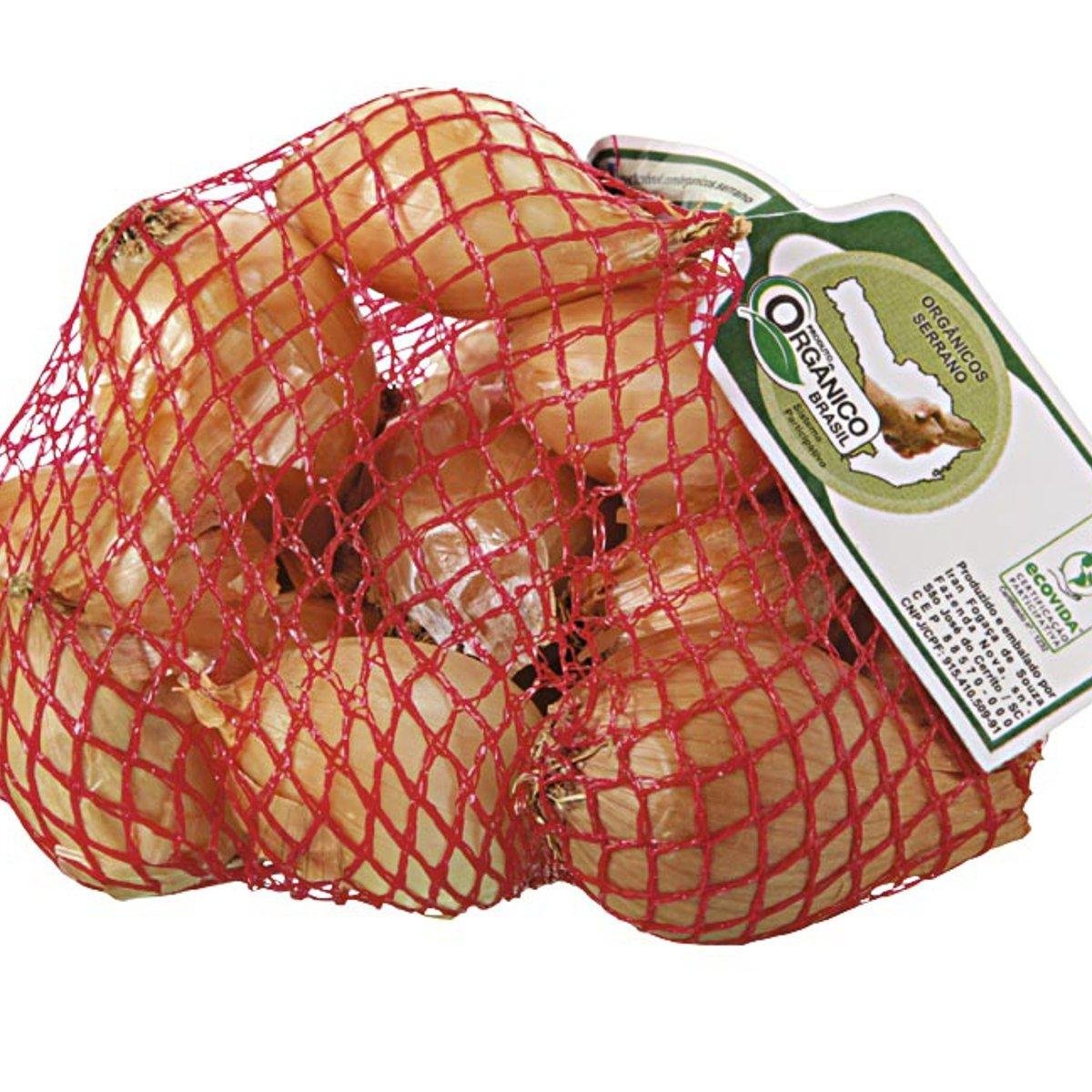 Cebola Orgânica Bandeja 500g