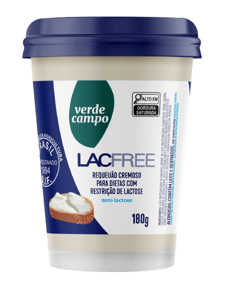 Requeijão Sem Lactose VERDE CAMPO 180g