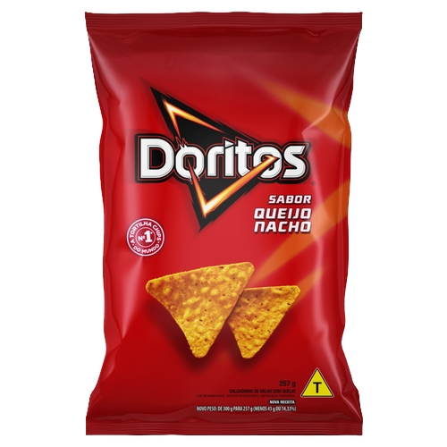 Salgadinho de Milho Queijo Nacho Doritos Pacote 257g