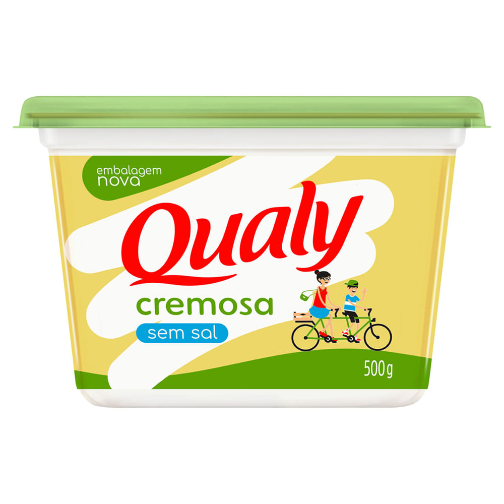 Margarina Qualy Cremosa sem Sal 500g