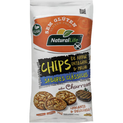 Salgadinho Chips de Arroz Kodilar Churrasco 70g