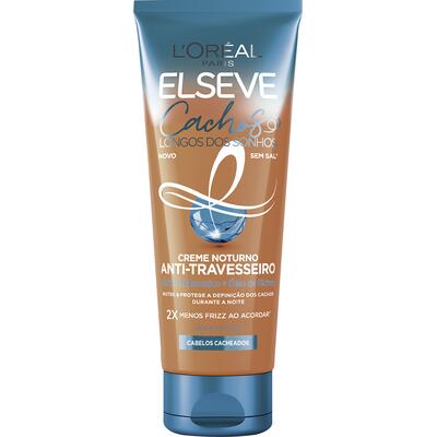 Creme de Tratamento Noturno para Cabelo Elseve Cachos 200g