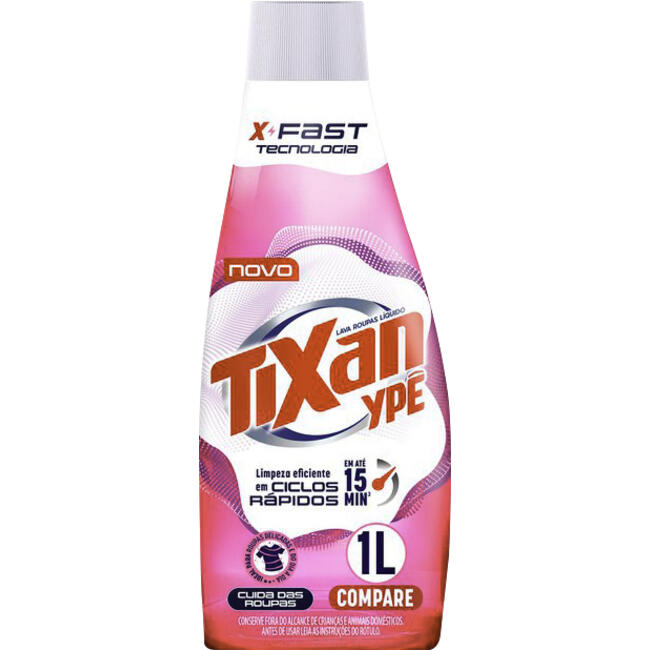 Sabão Líquido Tixan Ypê Express Cuida das Roupas 1l