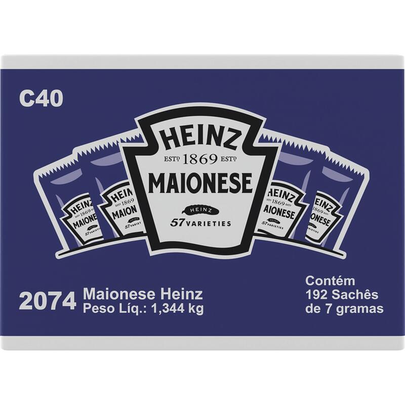 Maionese Heinz Minissachê 192x7ml
