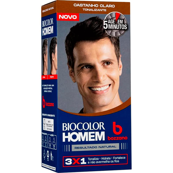 Shampoo Tonalizante BIOCOLOR Homem Castanho Claro