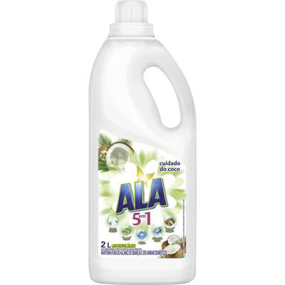 Lava Roupa Líquido Ala Cuidado do coco 2L