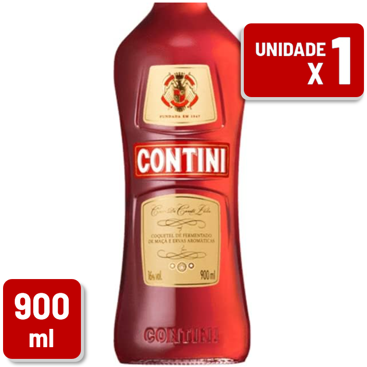 Coquetel Contini Rosé Garrafa Vidro 900ml