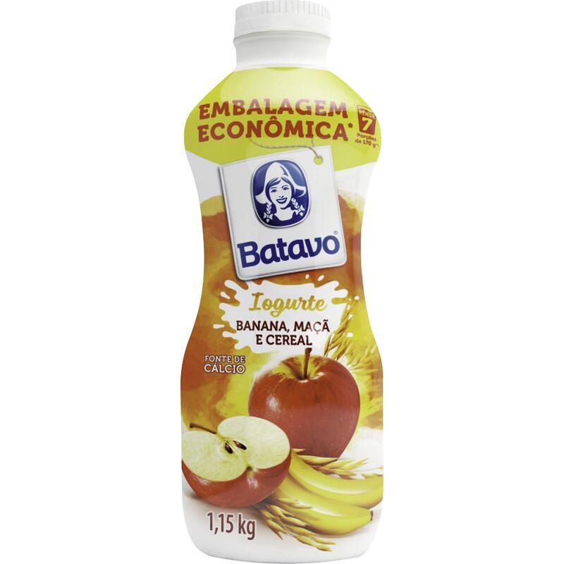 Iogurte Batavo Banana, Maçã e Cereal 1,15kg