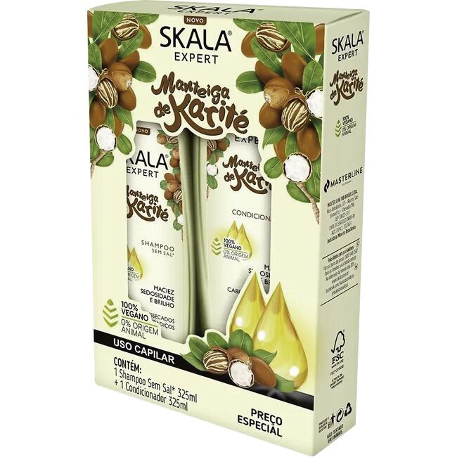Kit Skala Shampoo + Condicionador Manteiga de Karité