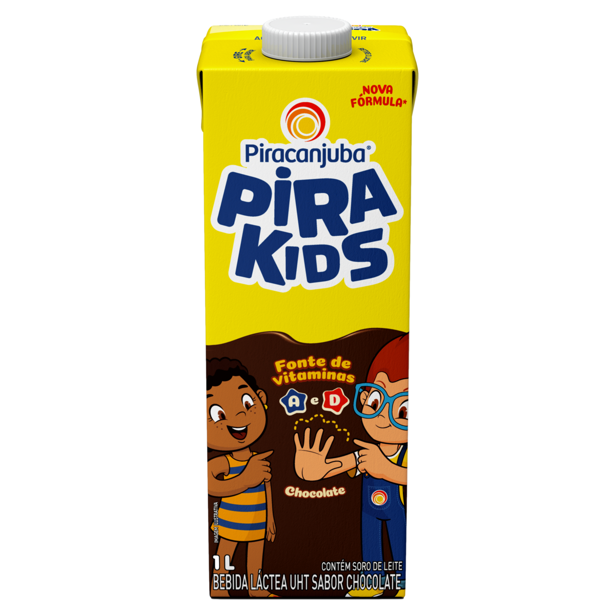 Bebida Láctea PIRAKIDS Chocolate 1L