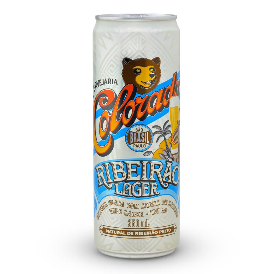 Cerveja COLORADO Ribeirão Lager 350ml Lata