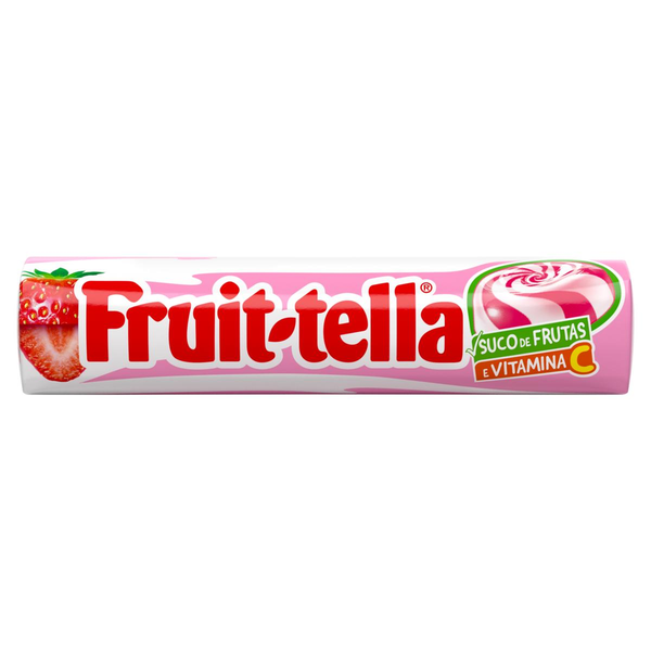 Bala Fruit-Tella Morango com Creme 41g