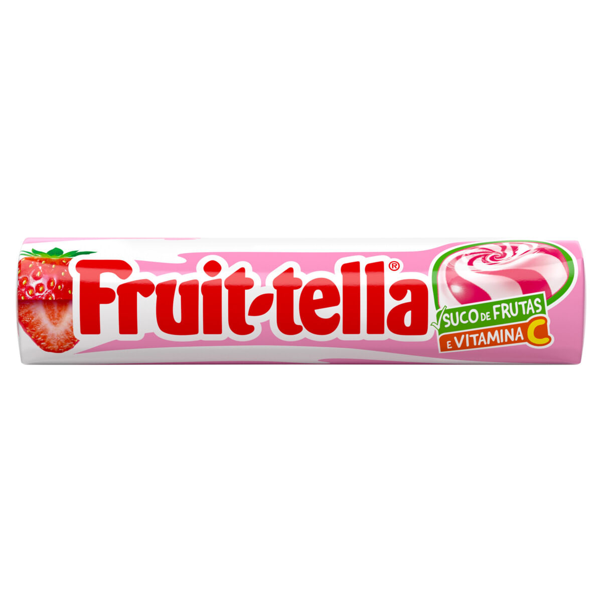 Bala Fruit-Tella Morango com Creme 41g