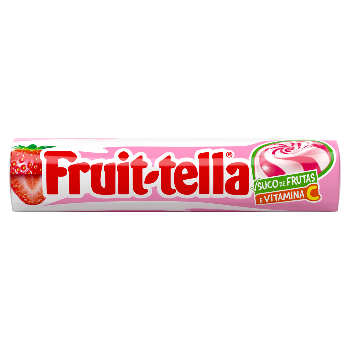 Bala Fruit-Tella Morango com Creme 41g