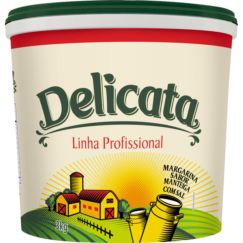 Margarina Delicata Com sal 3kg