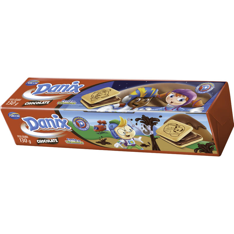 Biscoito Recheado Danix Chocolate 130g