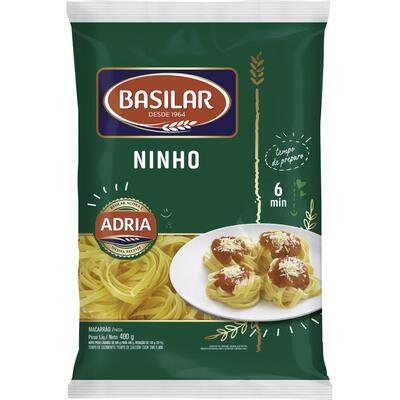 Macarrão Semolado Basilar Ninho 400g