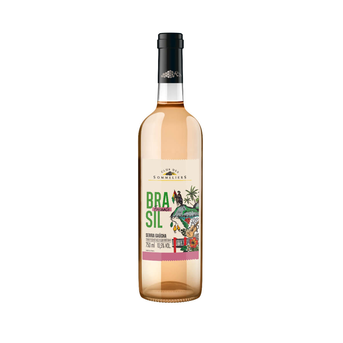 Vinho Rose Chileno Clube Des Sommeliers Frisante 750ml