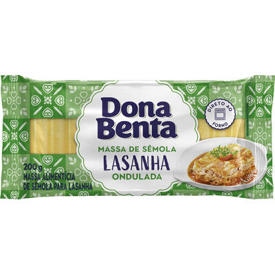 Massa de Lasanha Dona Benta 200g