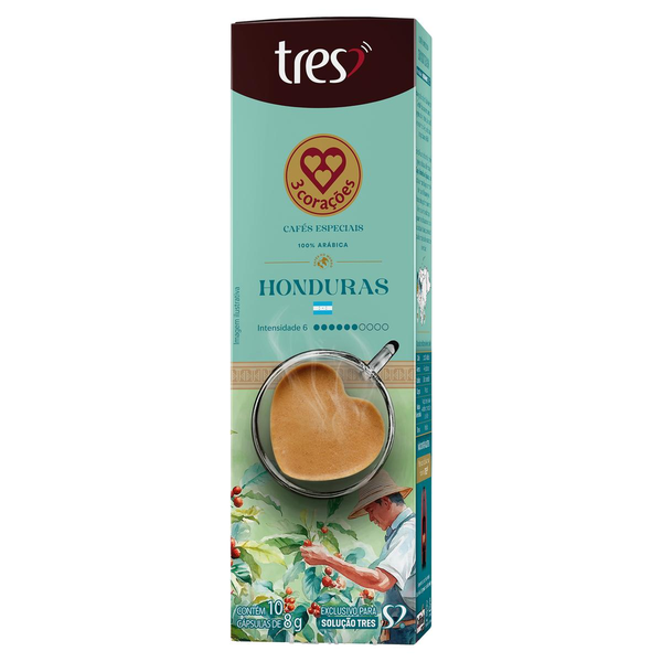 Cápsula Tres 80g - Expresso - Honduras