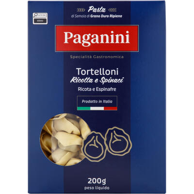Macarrão Grano Duro Paganini Tortelloni Ricota 200g