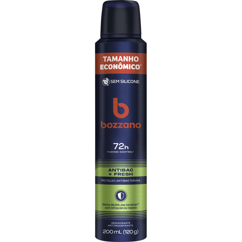 Desodorante Aerossol Bozzano Masculino Antibac Fresh 200ml