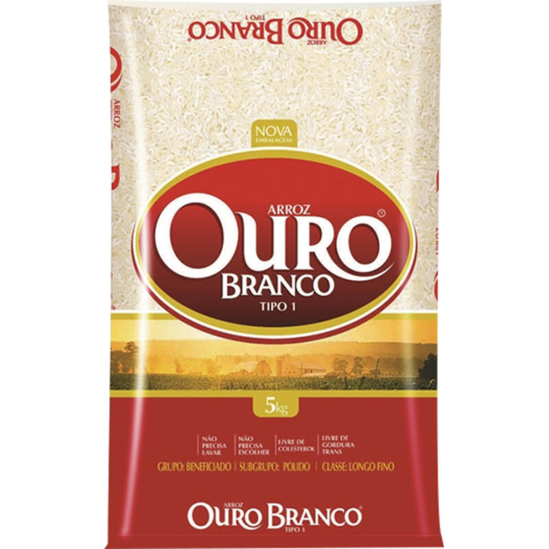 Arroz Ouro Branco Agulhinha - Tipo 1 5kg