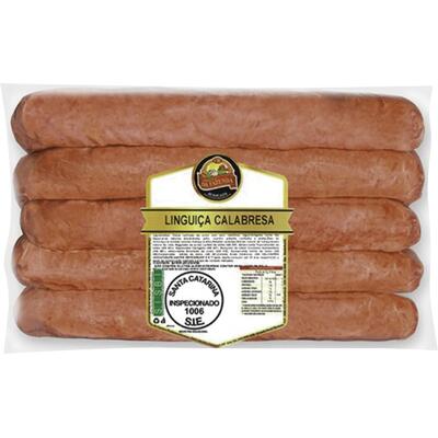 Linguiça Tipo Calabresa Da Fazenda Fina 2kg