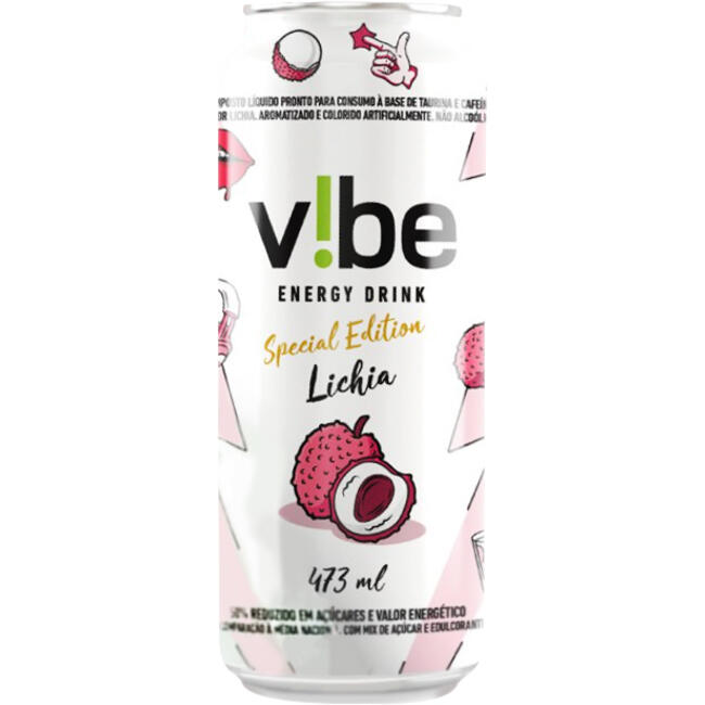 Energético Vibe Lichia 473ml