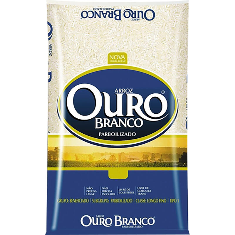 Arroz Ouro Branco Parboilizado - Tipo 1 5kg