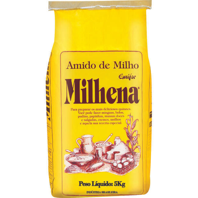 Amido de Milho Milhena 5kg