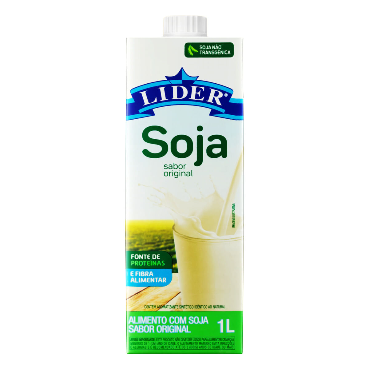 Bebida Lider A Base De Soja 1L