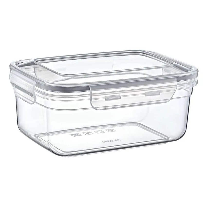 Pote com Trava EMHOUSE Retangular 1.4l