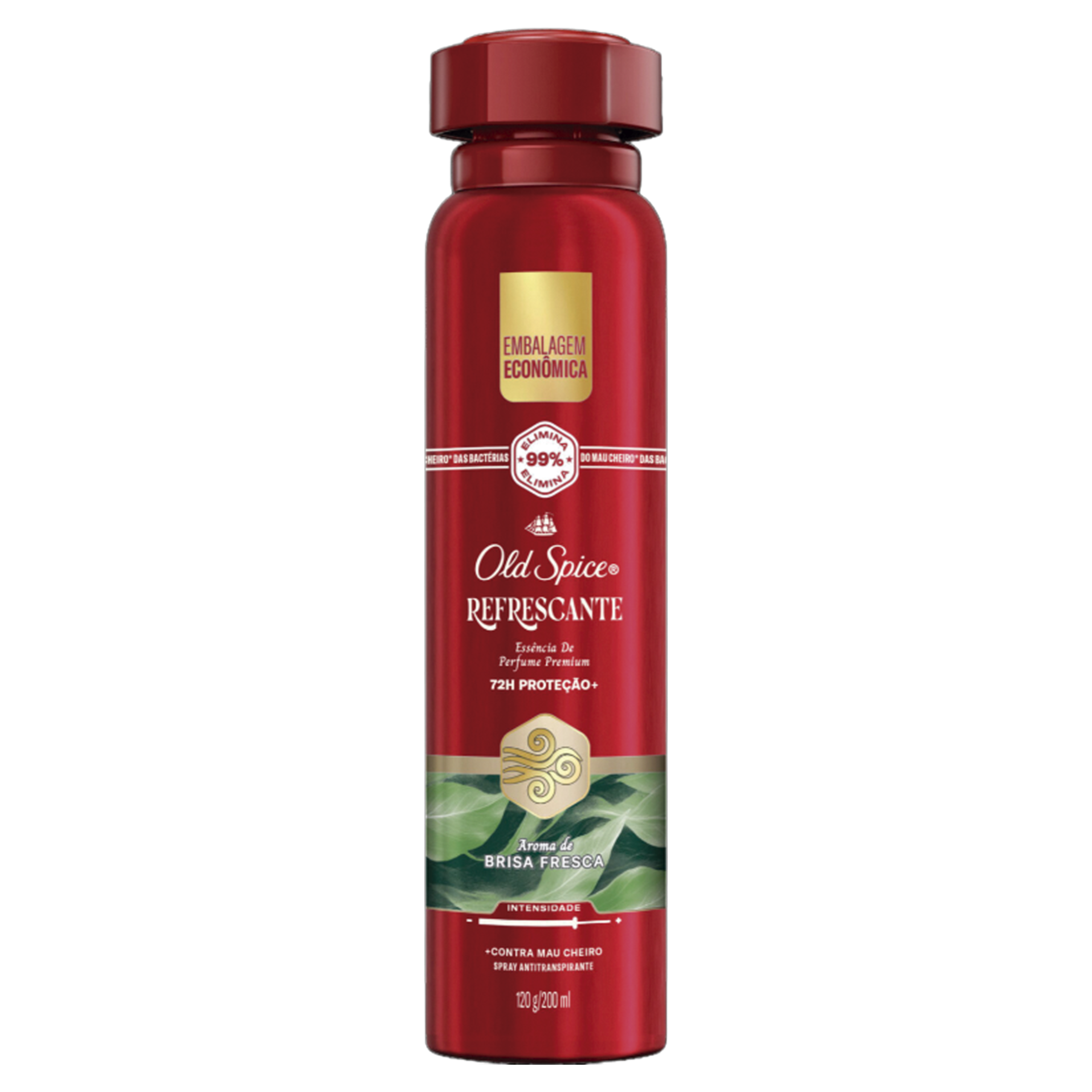 Antitranspirante Aerossol Refrescante Old Spice 200ml Spray Embalagem Econômica