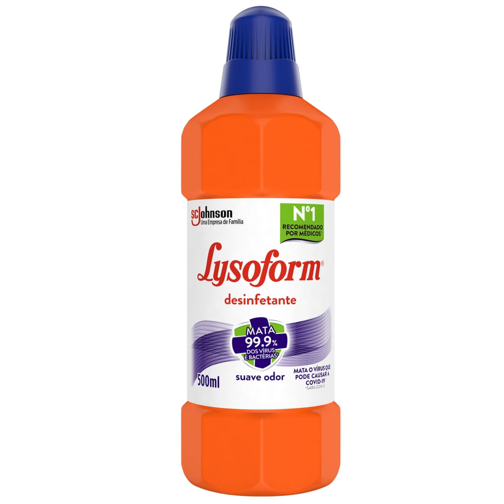 Desinfetante LYSOFORM Bruto Suave Odor 500ml