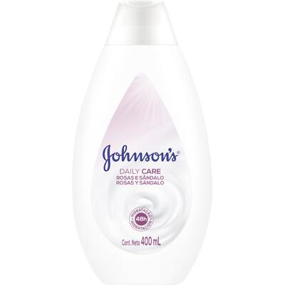 Loção Hidratante Johnson's Rosas e sândalo 400ml