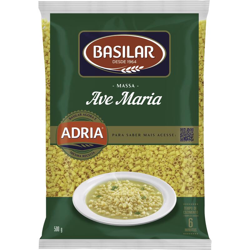 Macarrão Semolado Basilar Ave Maria 500g