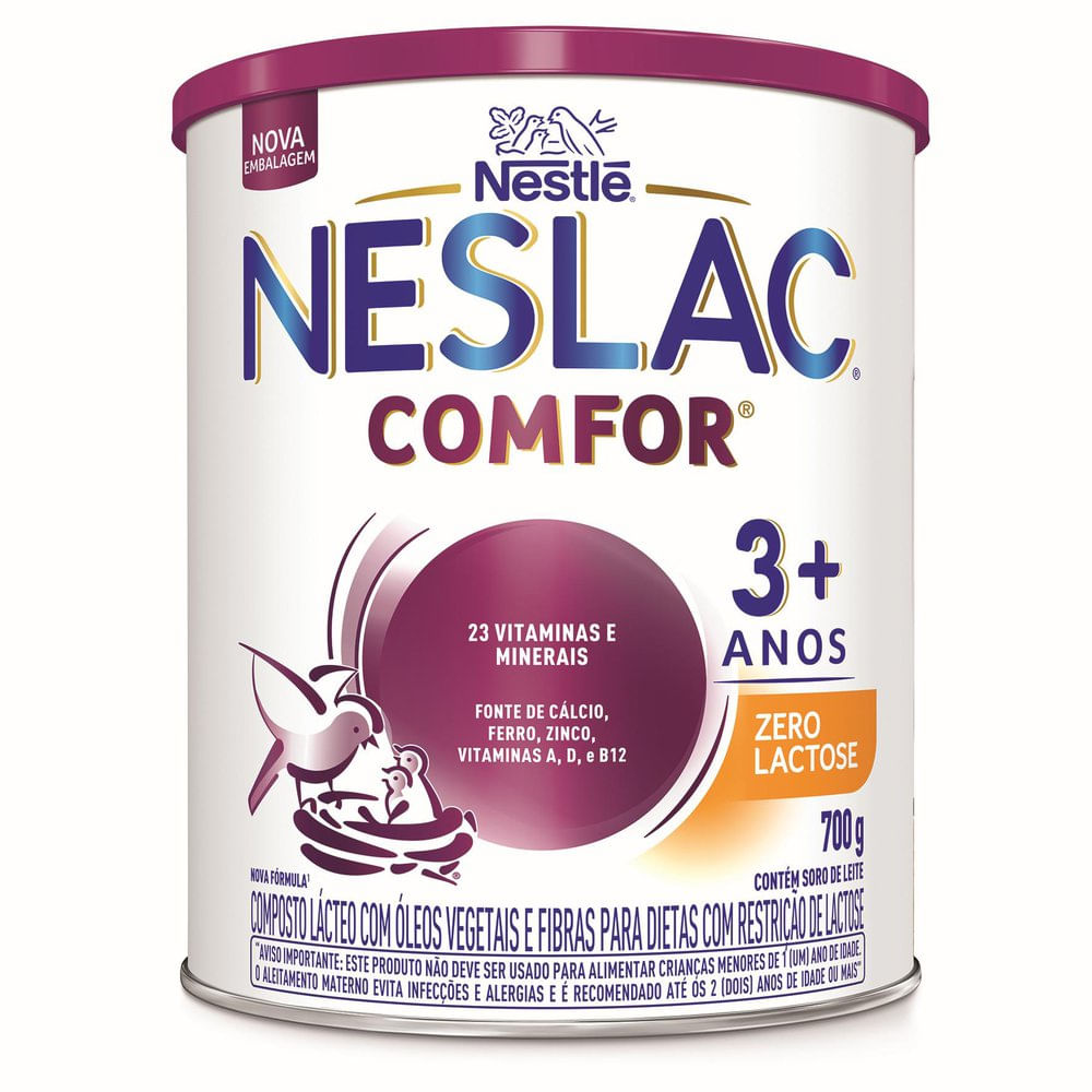 Composto Lácteo NESLAC Comfor Zero Lactose 700g