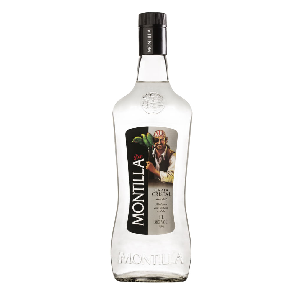 Montilla Carta Cristal Rum Nacional 1L